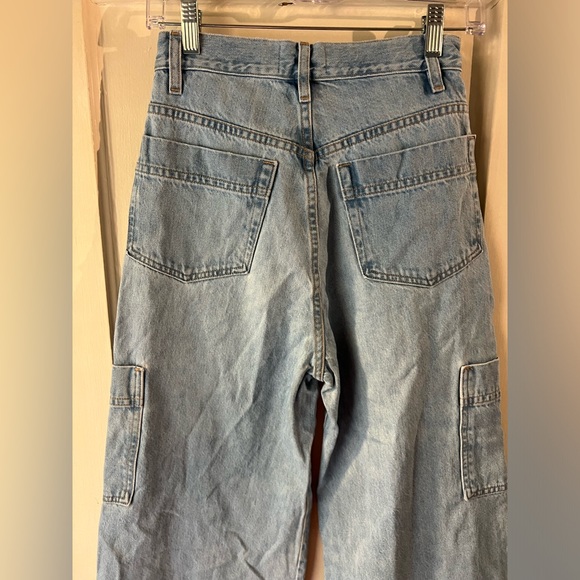 Frame High Rise Baggy Pocket Jean Genoa 25 - Picture 8 of 13